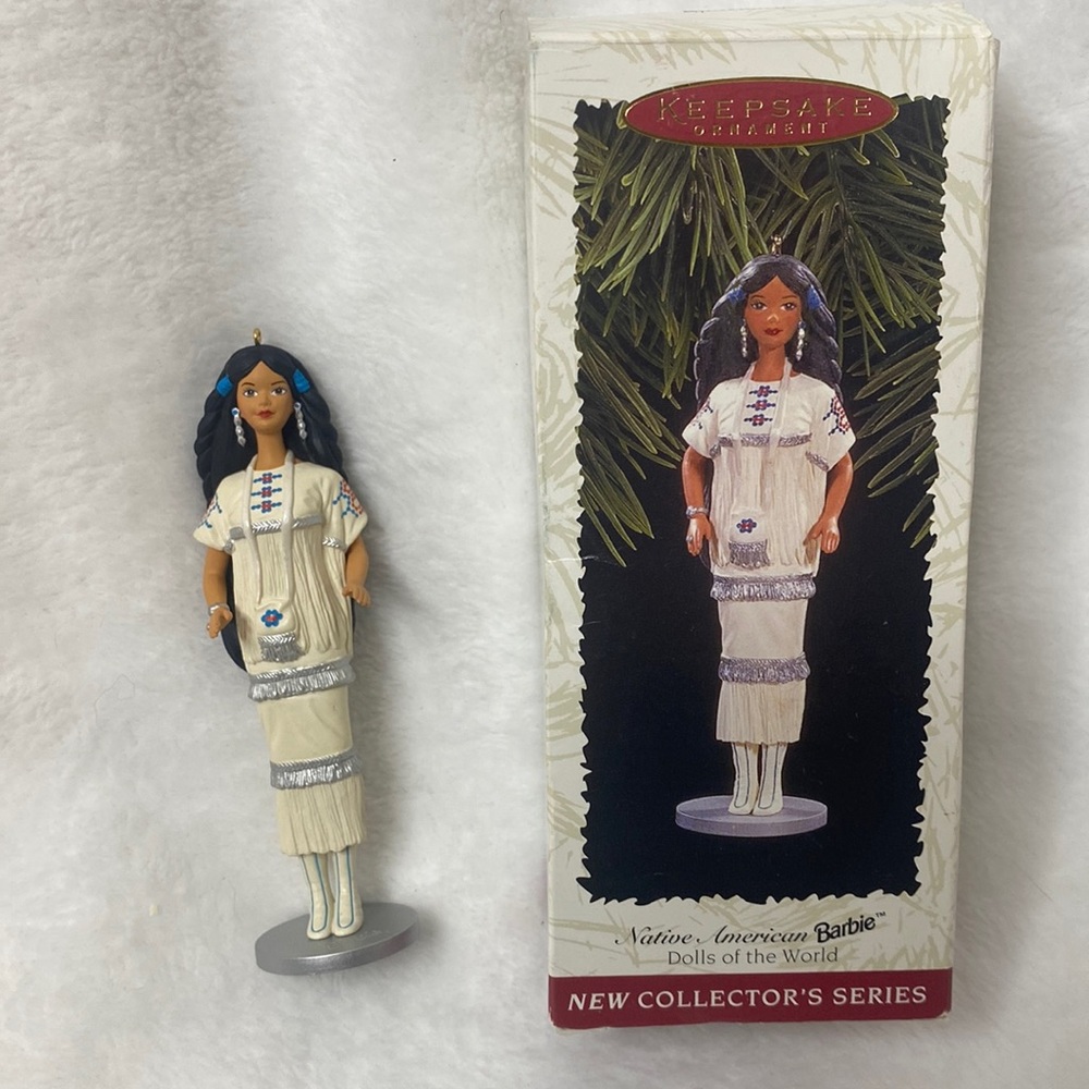 Hallmark Keepsake 1996 Native American Barbie Dolls of the World Ornament